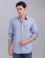 Tommy Hilfiger Textured Regular-Fit Oxford Woven Shirt