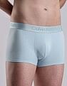 Calvin Klein Underwear Mens Blue Solid Trunk