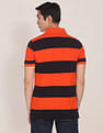 U.S. Polo Assn. Stripe Pique Polo Shirt