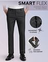 Arrow Sport Self-Design Slim Fit Trousers