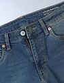 Flying Machine Slash Slim Tapered Fit Light Washed Jeans