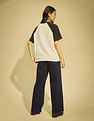 Flying Machine Women High Rise Cargo Jeans