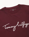 Tommy Hilfiger Solid Cotton Crew Neck T-Shirt