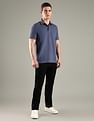 Tommy Hilfiger Solid Regular Fit Cotton Polo T-Shirt