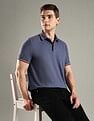 Tommy Hilfiger Solid Regular Fit Cotton Polo T-Shirt