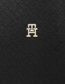 Tommy Hilfiger Logo Black Pu Handbags