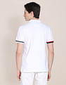 U.S. Polo Assn. Striped Hem Stretch Polo Shirt