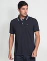 Arrow Sports Stripe Collar Polo Shirt