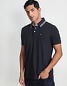 Arrow Sports Stripe Collar Polo Shirt