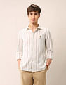 U.S. Polo Assn. Denim Co. Vertical Striped Dobby Shirt