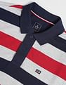 Arrow Sports Horizontal Striped Polo Shirt