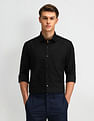 Arrow Textured Manhattan Slim Fit Shirt