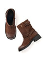U.S. Polo Assn. Women Sabrina  Leather Engineer Boots