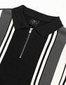 Flying Machine Vertical Striped Digitopia Polo Shirt
