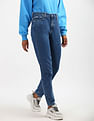 Calvin Klein Women Solid Mom Fit Jeans