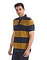 U.S. Polo Assn. Denim Co. Striped Pique Polo Shirt