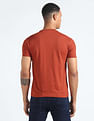 Flying Machine Crew Neck Solid T-Shirt