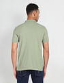 Flying Machine Short Sleeve Solid Polo Shirt