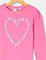 GAP Girls Pink Long Sleeve Graphic T-Shirt