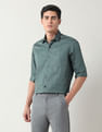 Arrow Geometric Printed Manhattan Slim Fit Shirt