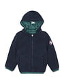 U.S. Polo Assn. Kids Hooded Reversible Jacket
