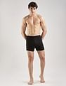 Calvin Klein Underwear Black Solid Mid Rise Trunk