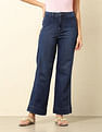 U.S. Polo Assn. Women High Rise Wide Leg Jeans