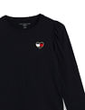 Tommy Hilfiger Kids Girls Puff Shoulder Fashion Cotton T-Shirt
