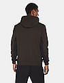 U.S. Polo Assn. Zip Up Hooded Brand Print Sweatshirt
