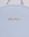 Tommy Hilfiger Solid Blue Pu Backpack