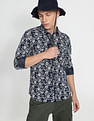 Flying Machine Floral Print Cotton Shirt