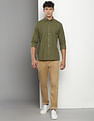 Tommy Hilfiger Vertical Stripe Cotton Shirt