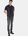 U.S. Polo Assn. Men Black Sleeveless Quilted Puffer Jacket