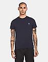 USPA Innerwear Men Navy I633 Comfort Fit Solid Cotton T-Shirt - Pack Of 1