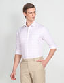 Arrow Tartan Check Cotton Formal Shirt
