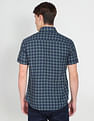 U.S. Polo Assn. Denim Co. Short Sleeve Tartan Cotton Casual Shirt
