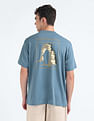 Flying Machine Graphic Print Oversized T-Shirt