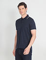 Arrow Cotton Windowpane Check Polo Shirt