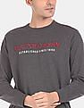 U.S. Polo Assn. Crew Neck Heathered Sweatshirt
