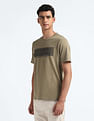 Flying Machine Brand Print Regular Fit T-Shirt