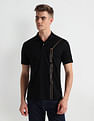 Arrow Newyork Brand Stripe Pique Polo Shirt