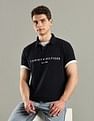 Tommy Hilfiger Embroidered Logo Regular-Fit Cotton Polo T-Shirt