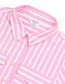 U.S. Polo Assn. Kids Girls Vertical Striped Shirt Dress