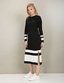 U.S. Polo Assn. Women Round Neck Bodycon Dress