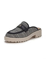 Tommy Hilfiger Women Textured Mule Sandals