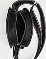 Tommy Hilfiger Solid Black PU Bag