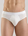 Calvin Klein Underwear White Solid Mid Rise Brief