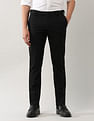 Arrow Regular Fit Solid Trousers