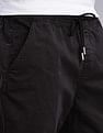 Tommy Hilfiger Mens Black Solid Jogger