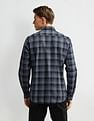 Arrow Sport Plaid Checks Slim Fit Shirt